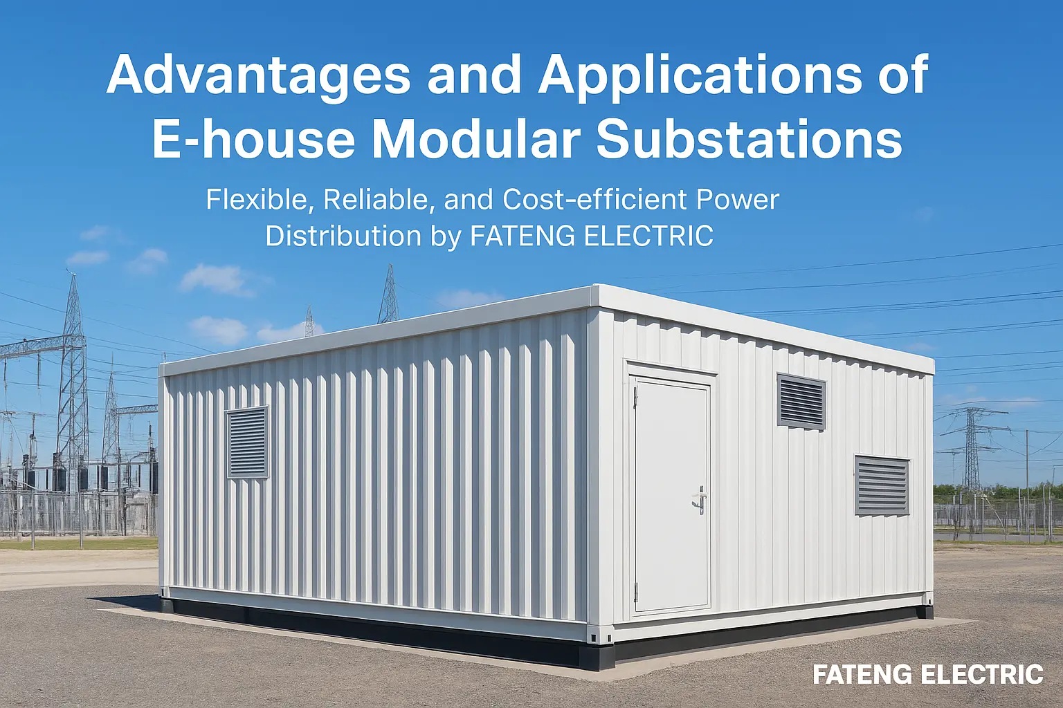 Advantages and Applications of E-house Modular Substations